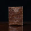 no 4 cardcase wallet in alligator - id 003 - front view