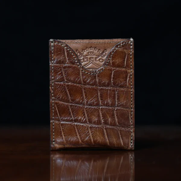 No. 4 Card Case – American Alligator – 003