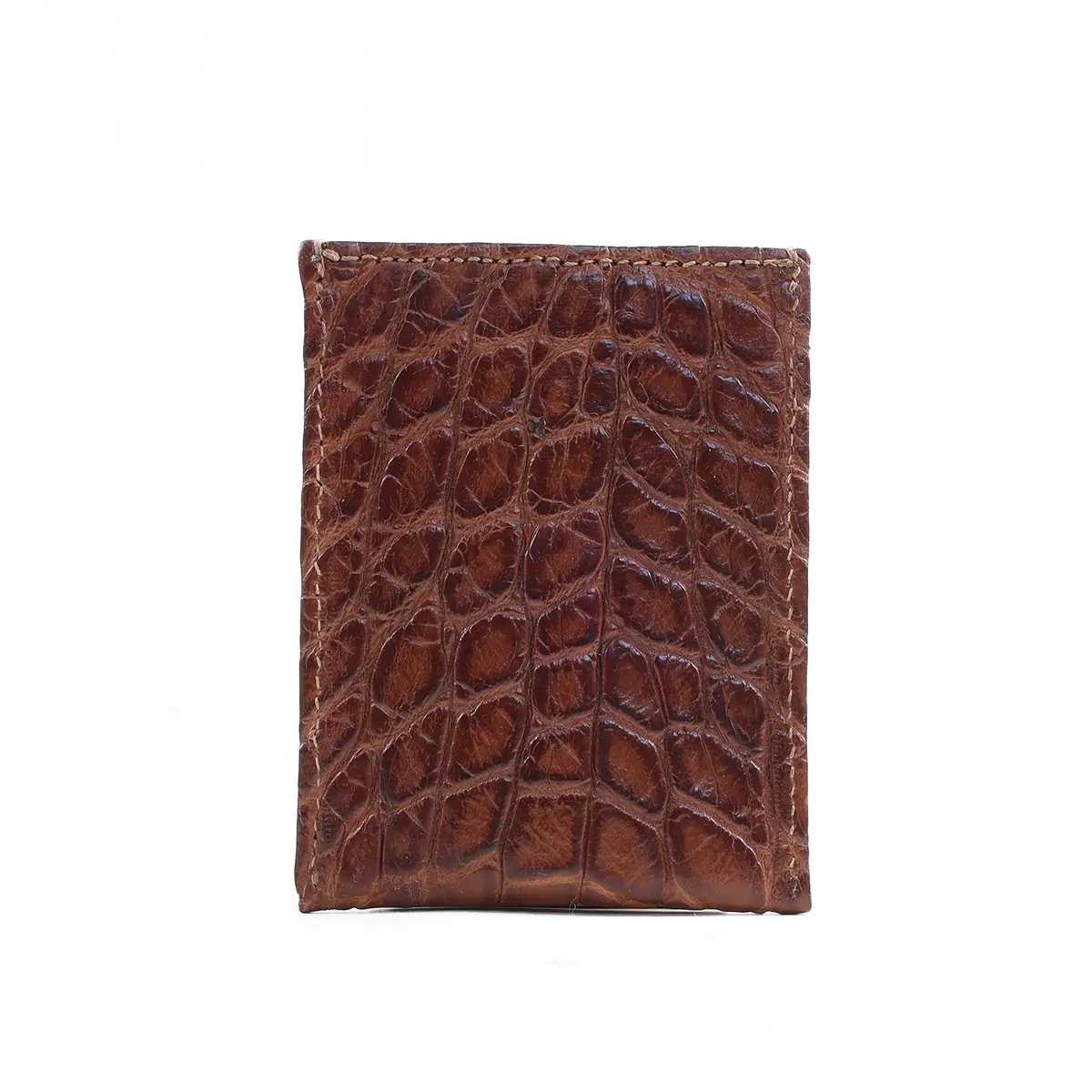 View larger image of no 4 cardcase wallet in alligator - id 003 - back view