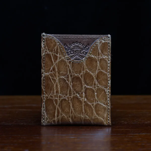 No. 4 Card Case – American Alligator – 003