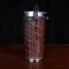 Side profile of the American Alligator Tumbler