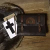 No. 1 Leather Bible Cover – American Buffalo