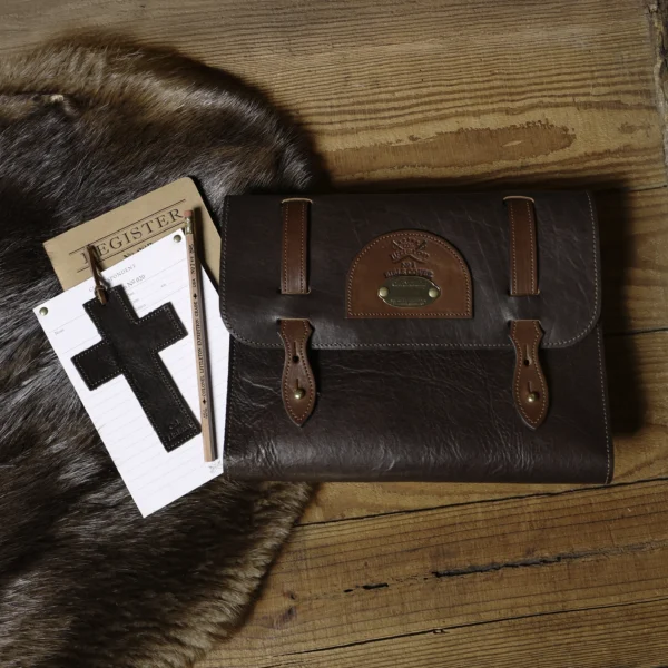 No. 1 Leather Bible Cover – American Buffalo