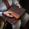 leather bible pocket