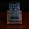 Phone Holder with phone on desk