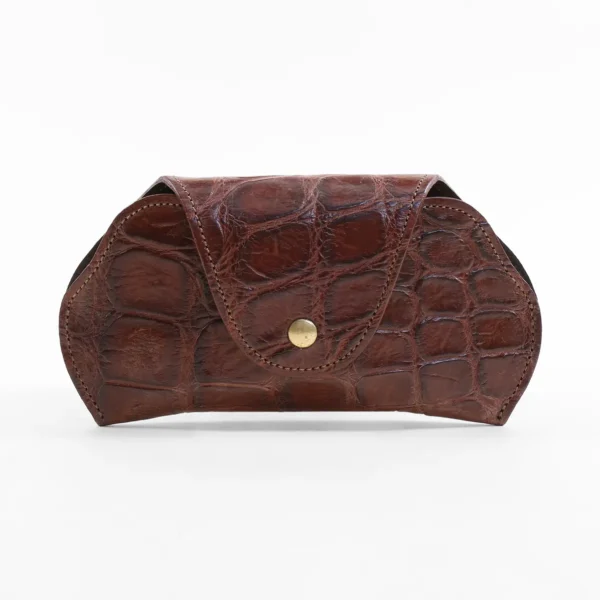 Aviator Eyeglass Case – American Alligator – 001