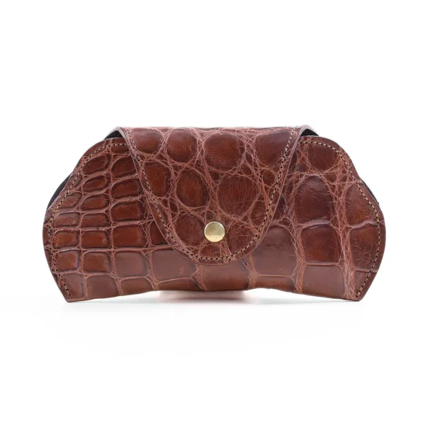 Aviator Eyeglass Case – American Alligator – 001