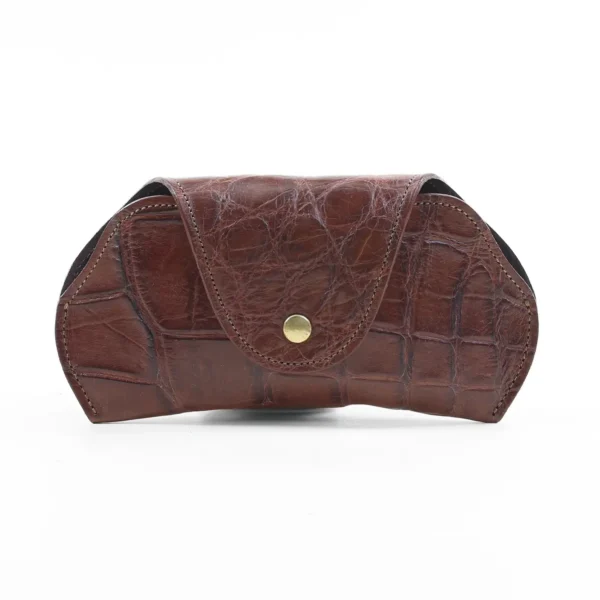 Aviator Eyeglass Case – American Alligator – 001