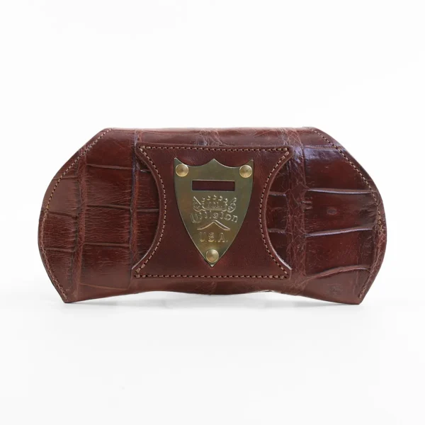 Aviator Eyeglass Case – American Alligator – 002