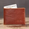 No. 4 Billfold Wallet in Vintage Brown Steerhide Leather