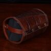 Colonel Can Caddy in brown American Alligator - Single - ID 002 - bottom view showing support strap