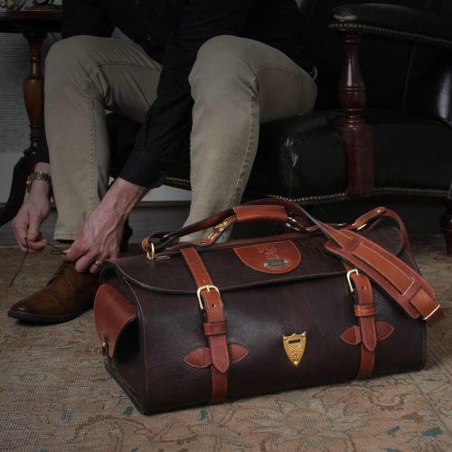 Full-Grain Leather Duffle, No. 1 Grip Travel Bag - USA Made | Col 