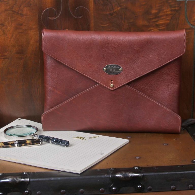 Vintage Brown Emissary Envelope Pocket