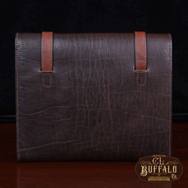 No. 33 Notebook in Tobacco Brown American Buffalo Leather