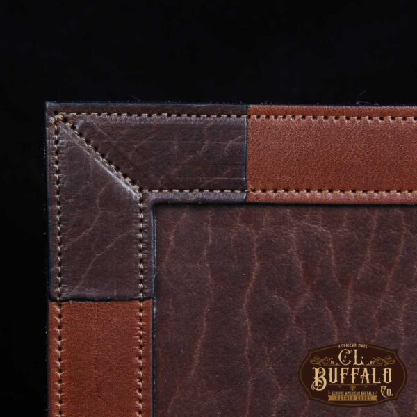 No. 17 Desk Pad – Tobacco Brown American Buffalo