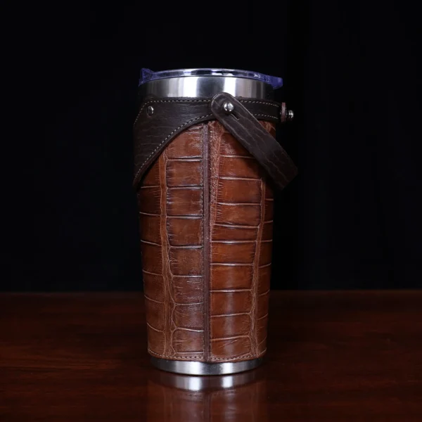 No. 20 Tumbler Sleeve Set – American Alligator with American Buffalo Trim – 001