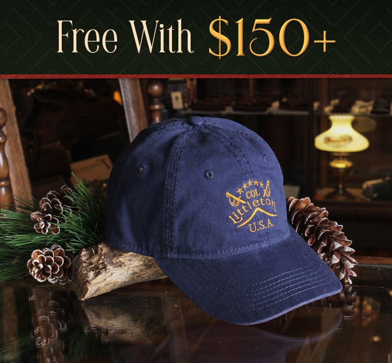 Free gift with orders $150+: Navy Col. Littleton Cap