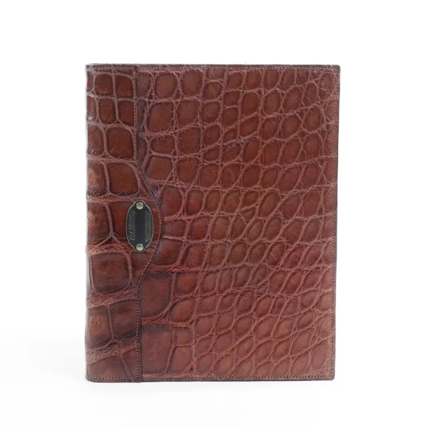 No. 30 Leather Composition Journal – American Alligator – 001