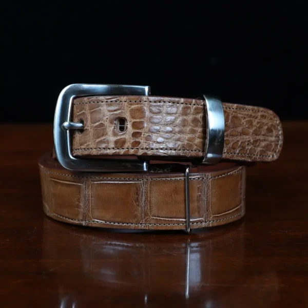 No. 4 Small Belt – One-of-a-kind – American Alligator