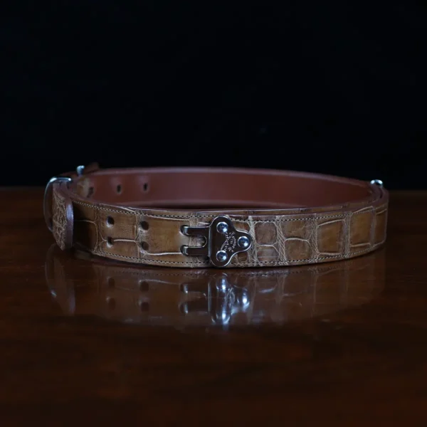 No. 4 Small Belt – One-of-a-kind – American Alligator