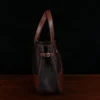 side view of the bentley alligator tote