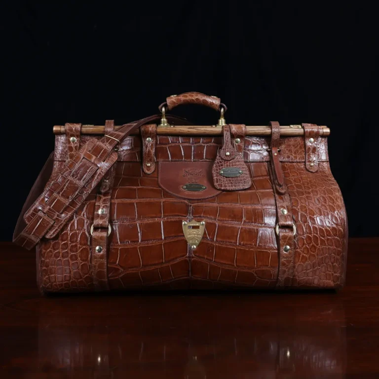 No. 3 Grip Travel Bag in Vintage American Alligator - Serial Number 012