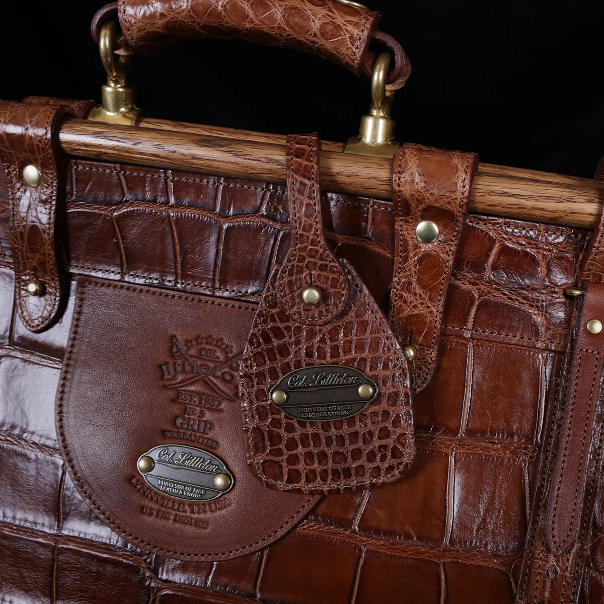 bag crocodile leather