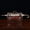 The back side of the All American Alligator grip bag showing the umbrella holder