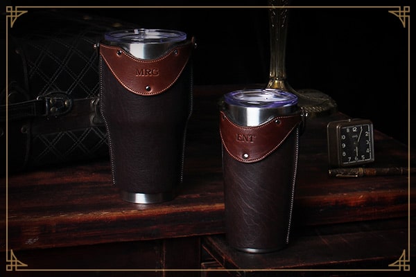 Leather Tumbler Sleeves & Sets