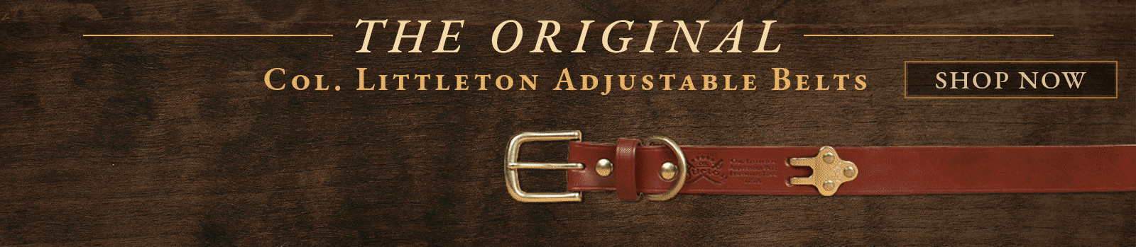 The Original Col. Littleton Adjustable Belt
