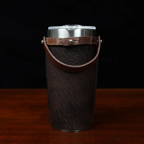 No. 20 Tumbler Sleeve Set – American Buffalo with American Alligator Trim – 002