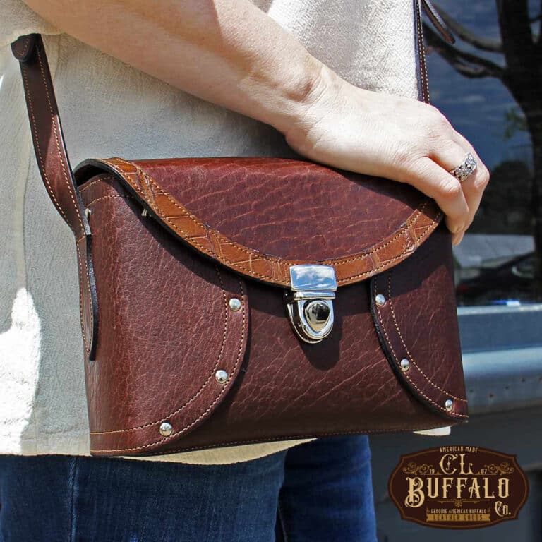American Buffalo Oakley bag on woman