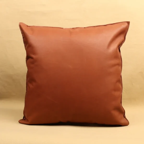 Branded Leather Pillow – Private Stock