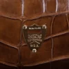 pommel shield view of No. 2 Duffel Bag in American Alligator