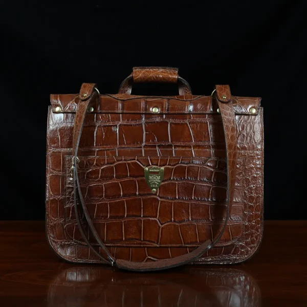 No. 41 Commander Briefcase – American Alligator