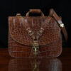 No. 41 Commander Briefcase - American Alligator