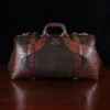 No. 5 Grip Bag – American Buffalo with American Alligator