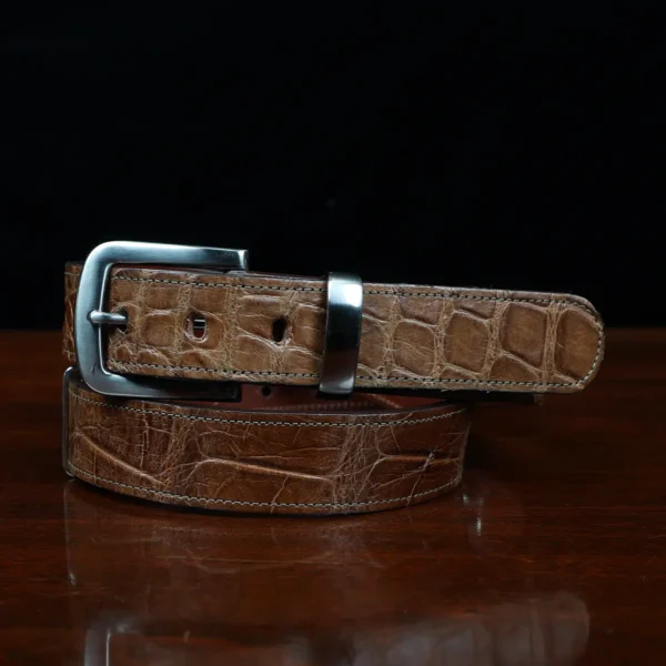 No. 4 Large Belt – One-of-a-kind – American Alligator