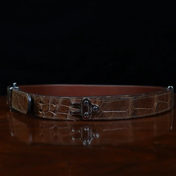 No. 4 Large Belt – One-of-a-kind – American Alligator
