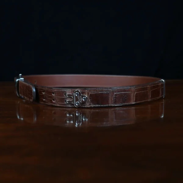 No. 4 Large Belt – One-of-a-kind – American Alligator