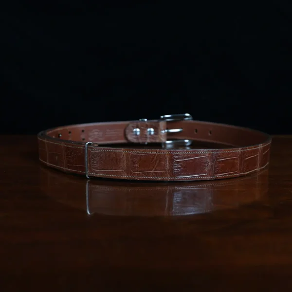 No. 4 Large Belt – One-of-a-kind – American Alligator