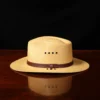 No. 2 Lynnville Panama Hat in the color Khaki showing the side