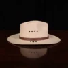 No. 2 Lynnville Panama Hat in the color natural showing the side