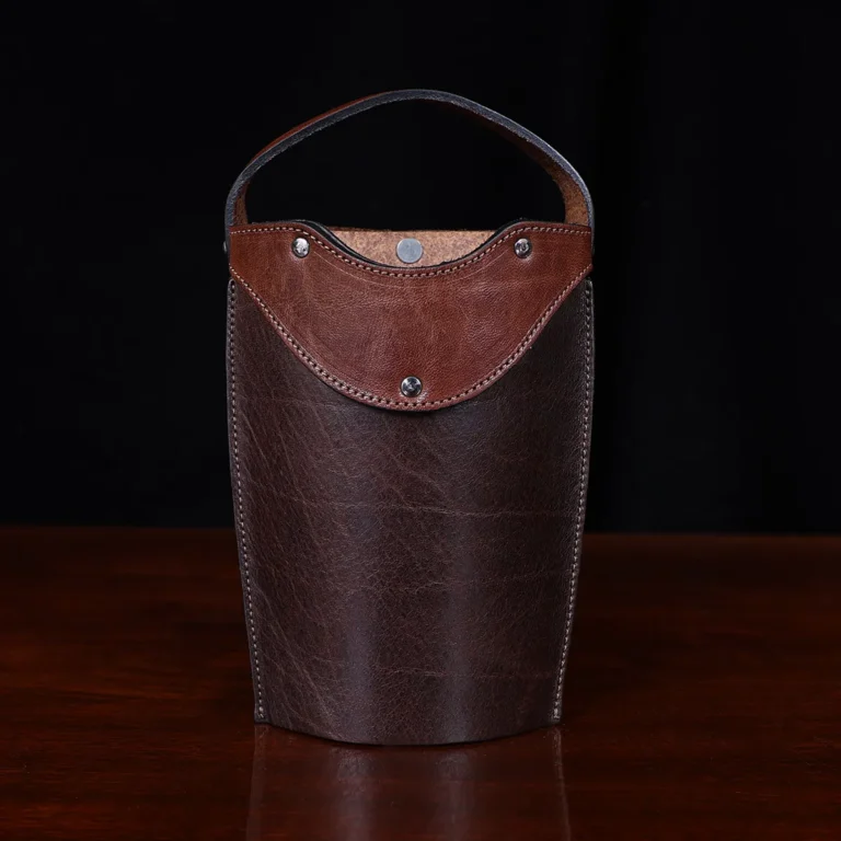 tumbler sleeve - tobacco brown american buffalo