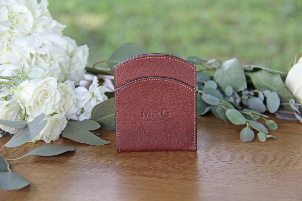 Front Pocket Wallet in Vintage Brown American Steerhide