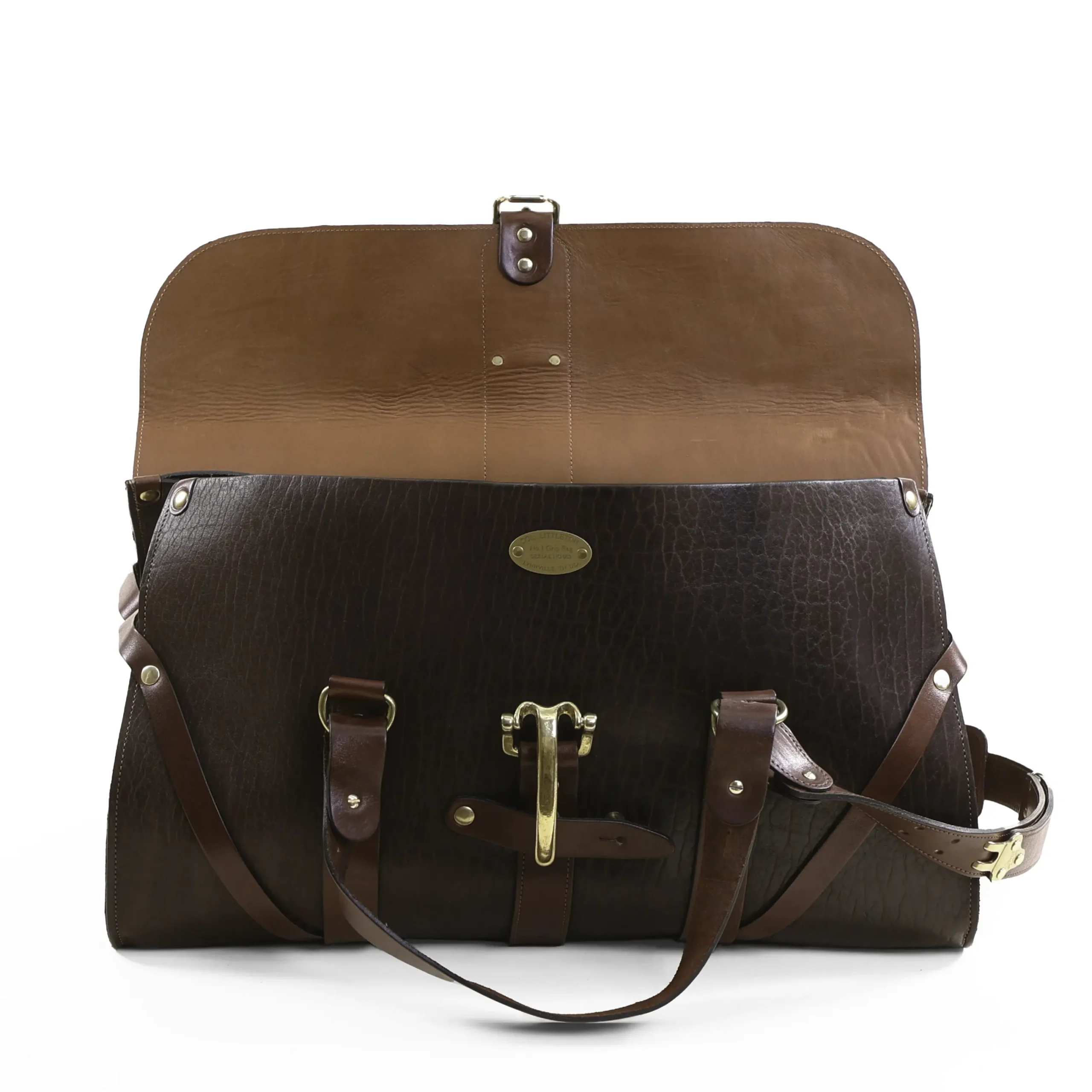 Buffalo Leather Travel Bag No. 1 Grip | Colonel Littleton