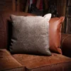 Colonel's "Hair-On-Hide" Leather Pillows - Prairie
