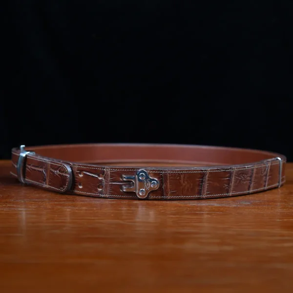 No. 4 XLarge Belt – One-of-a-kind – American Alligator