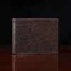 no4 tobacco buffalo leather billfold wallet- back view
