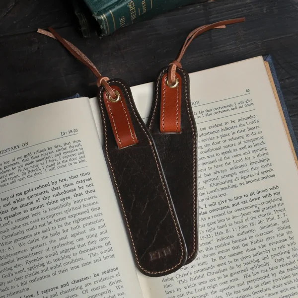Leather Bookmark Set of 2 – American Buffalo
